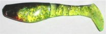 Kopyto 8 cm, chartreuse-transparent-glitter-schwarz Kopyto 8 cm, chartreuse-transparent-glitter-schwarz