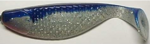 Aqua, 10 cm, perlweiß-glitter-blau