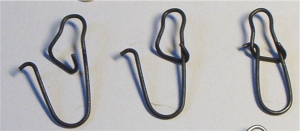 ROSCO Duo-Lock-Snap Karabiner, rostfrei, 25 Stück, schwarz,