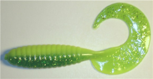 Twister, 8,5 cm, laminiert-grünglitter-gelbgrün