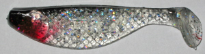Aqua, 10 cm, farblos-transparent-glitter-schwarz
