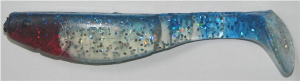 Kopyto 11 cm, farblos-transparent-glitter-blau