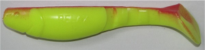 Kopyto 11 cm, neongelb-rot