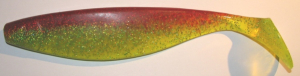 Xtra Soft, 23 cm, chartreusetransparentglitter-rot