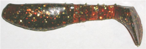 Kopyto 8 cm, motoroil-glitter