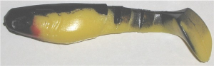 Kopyto 8 cm, gelb-schwarz