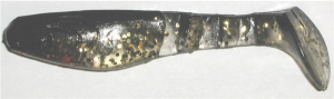 Kopyto 8 cm, goldtransparent-glitter-schwarz