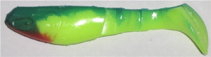 Kopyto 8 cm, neongelb-dunkelgrün