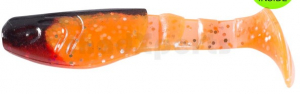 Kopyto 8 cm, orange-transparent-glitter-schwarz