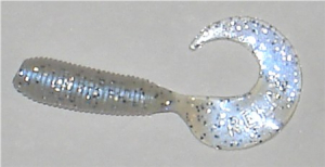 Twister, 4,5 cm, blauperl-glitter