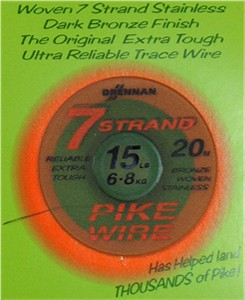 Drennan Seven Strand Pike Wire, 15-m-Spule, 9,1 KG