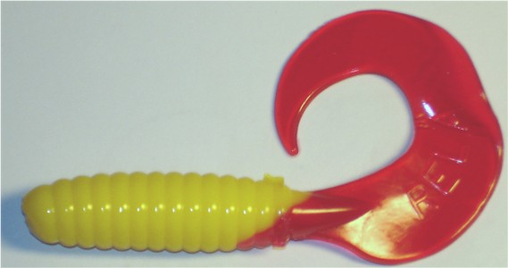 Twister, 8,5 cm, gelb roter Schwanz