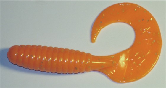 Twister, 8,5 cm, orangeglitter
