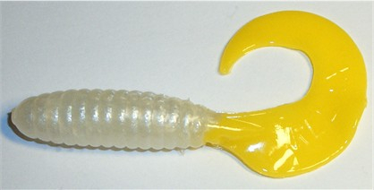 Twister, 8,5 cm, perlmutt gelber Schwanz