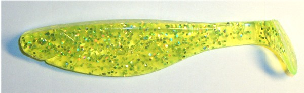 Kopyto, 10,5 cm, chartreusetransparentglitter