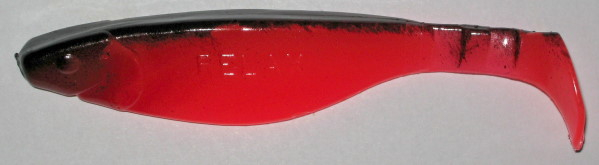 Kopyto, 10,5 cm, feuerrot-schwarz