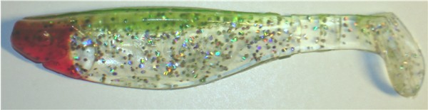 Kopyto, 10,5 cm, farblostransparentglitter-grün