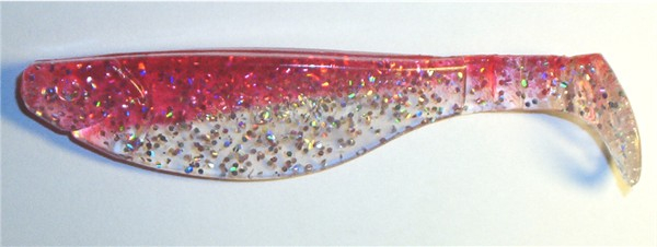 Kopyto, 10,5 cm, farblostransparentglitter-rot