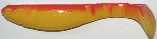 Kopyto 11 cm, gelb-rot
