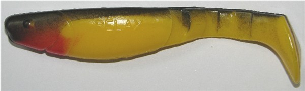 Kopyto 11 cm, gelb-schwarz