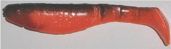 Kopyto 11 cm, orange-glitter-schwarz