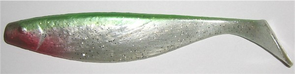 Xtra Soft, 23 cm, perlweißglitter-grün