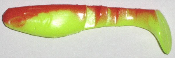 Kopyto 8 cm, neongelb-rot