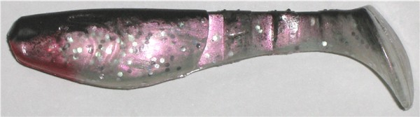 Kopyto 11 cm, perlmuttglitter-schwarz