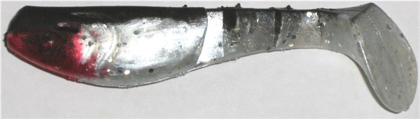 Kopyto 11 cm, perlweißglitter-schwarz