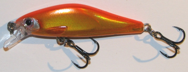Rapala Shadow Rap Solid Shad, 5 cm, Farbe GO - Gold Olive